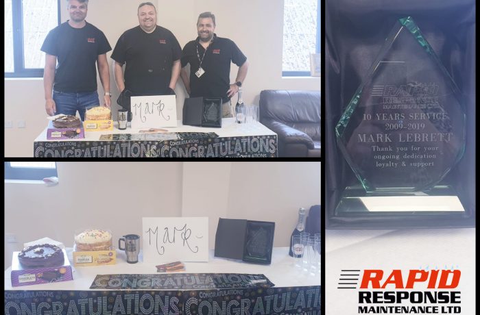 We’re Celebrating a 10 Year Anniversary at Rapid Response!